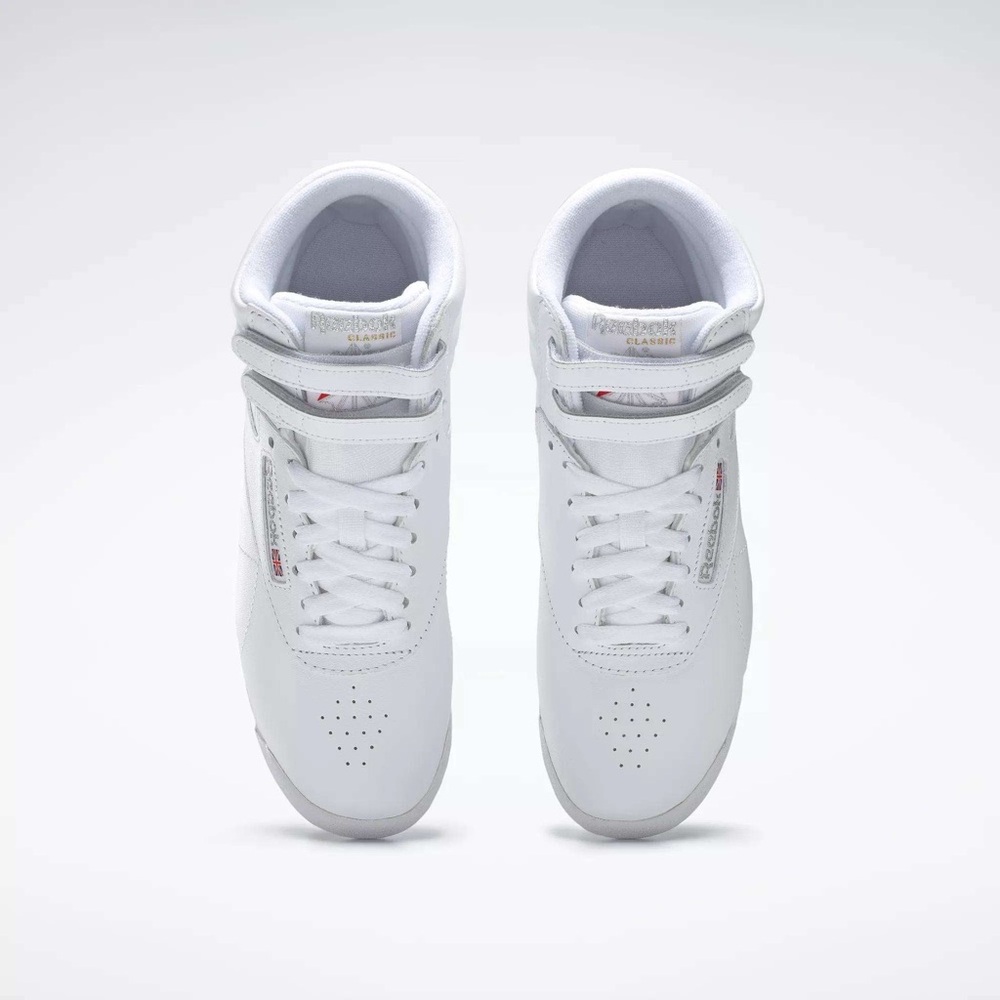 Reebok Freestyle Hi Classic White Sneakers